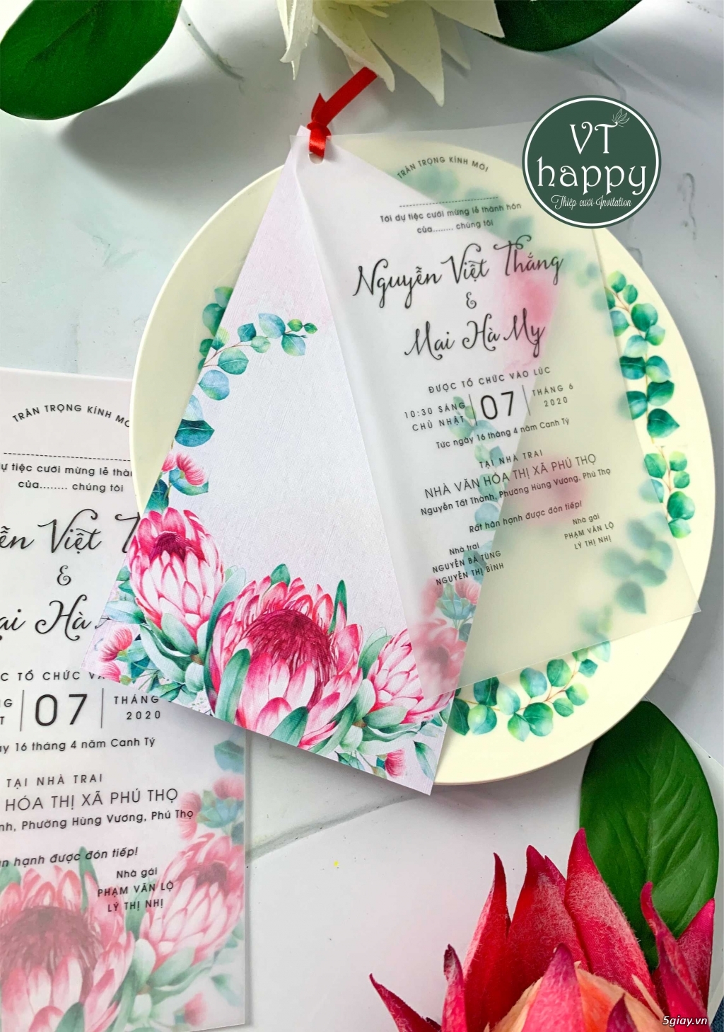 Thiết kế cá nhận hóa, Thiệp cưới VT happy - 3