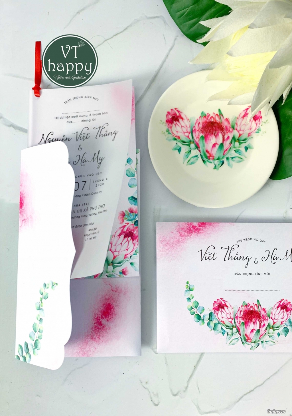 Thiết kế cá nhận hóa, Thiệp cưới VT happy - 2