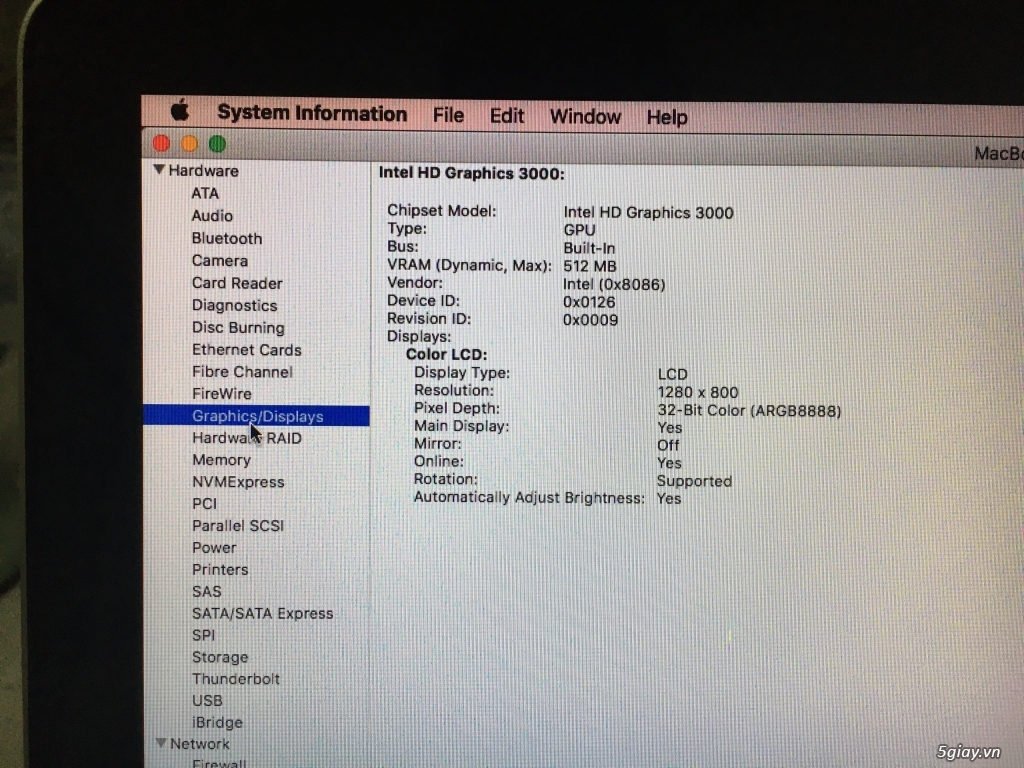 Lên đời, thanh lý Apple Macbook Pro 13 inch, early 2011 - 7