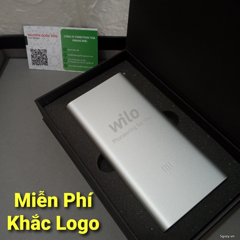 Quà Tặng Phong Phú hoàn thành đơn hàng Pin sạc dự phòng - 2