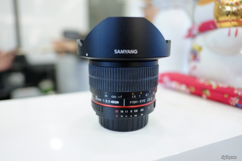 Ống kính Samyang fisheye 8mm f3.5 UMC CS II for Nikon cũ xài tốt - 3