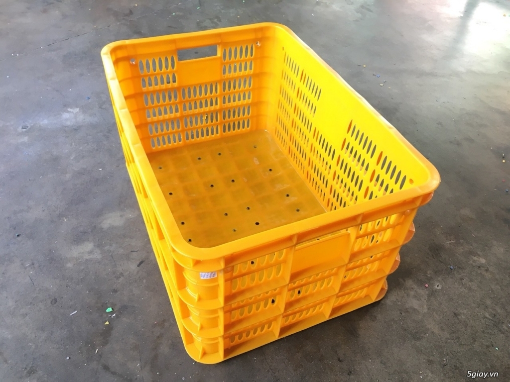 Rổ nhựa công nghiệp đựng hàng may mặc