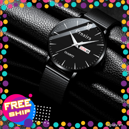 [XẢ HÀNG SALE OFF 50%] Đồng Hồ Nam Hàng Chính Hãng Nhật Bảo Hành 1 Năm - 1