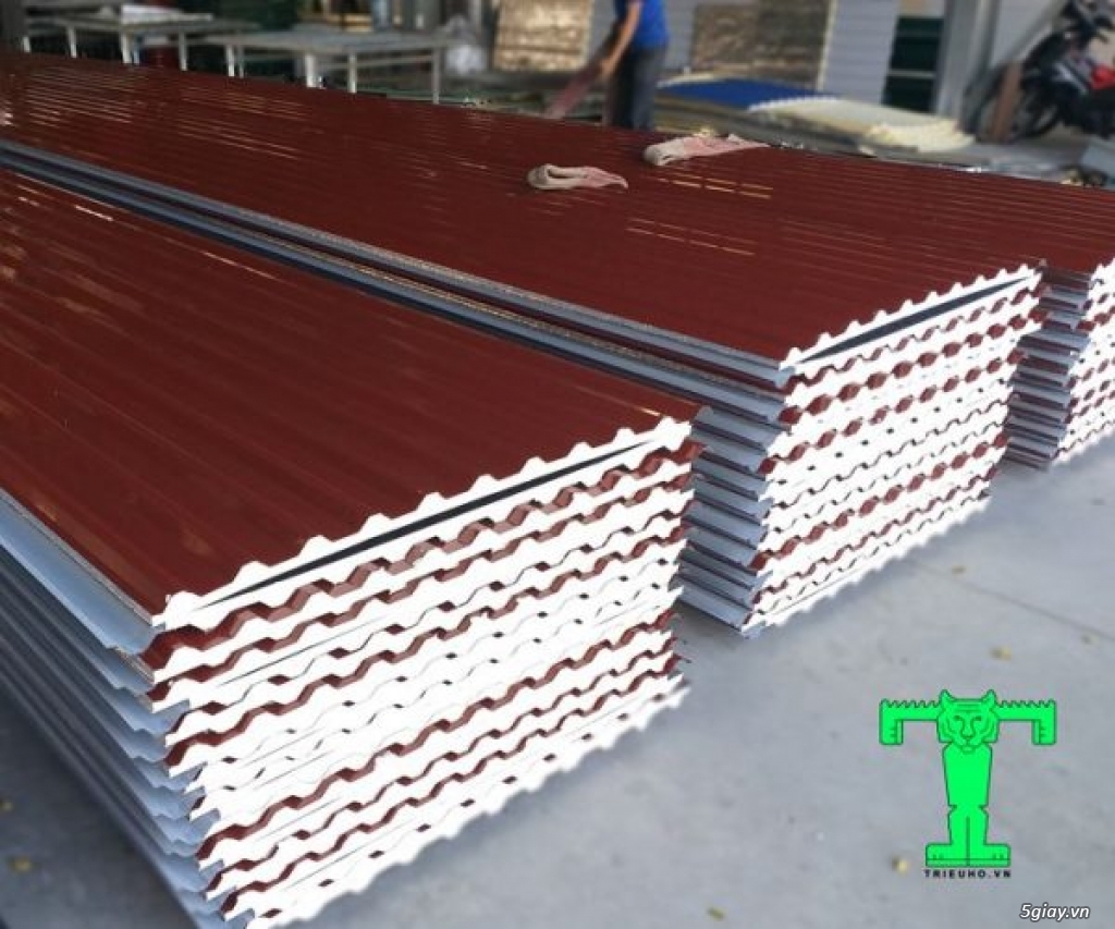 TÔN CÁCH NHIỆT CHỐNG NÓNG, TÔN XỐP, TÔN PU 3 LỚP - 5