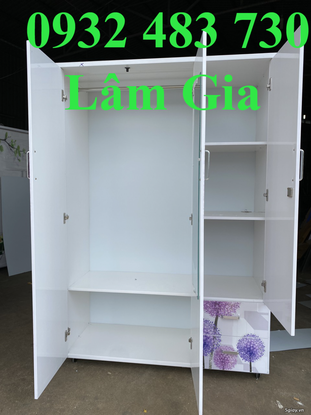 Tủ nhựa đài loan 3 cánh in 3D với 50 mẫu họa tiết siêu đẹp tại TP HCM - 3