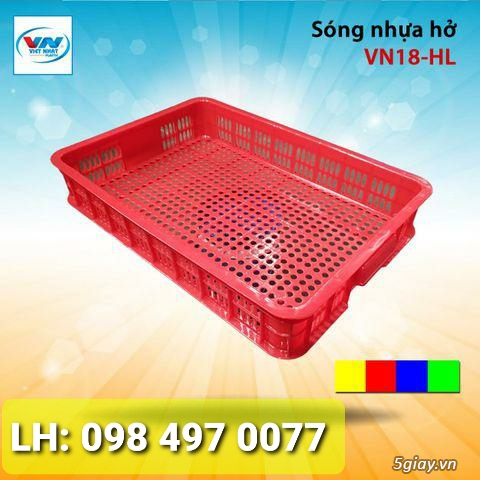 Sóng nhựa hở cao 1 tấc