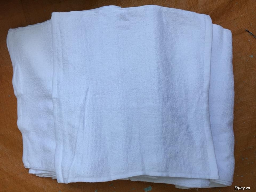 khăn trắng 100% cotton