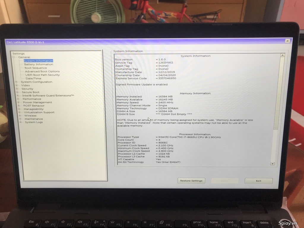 Dell latitude 5300 mới 100% - 3