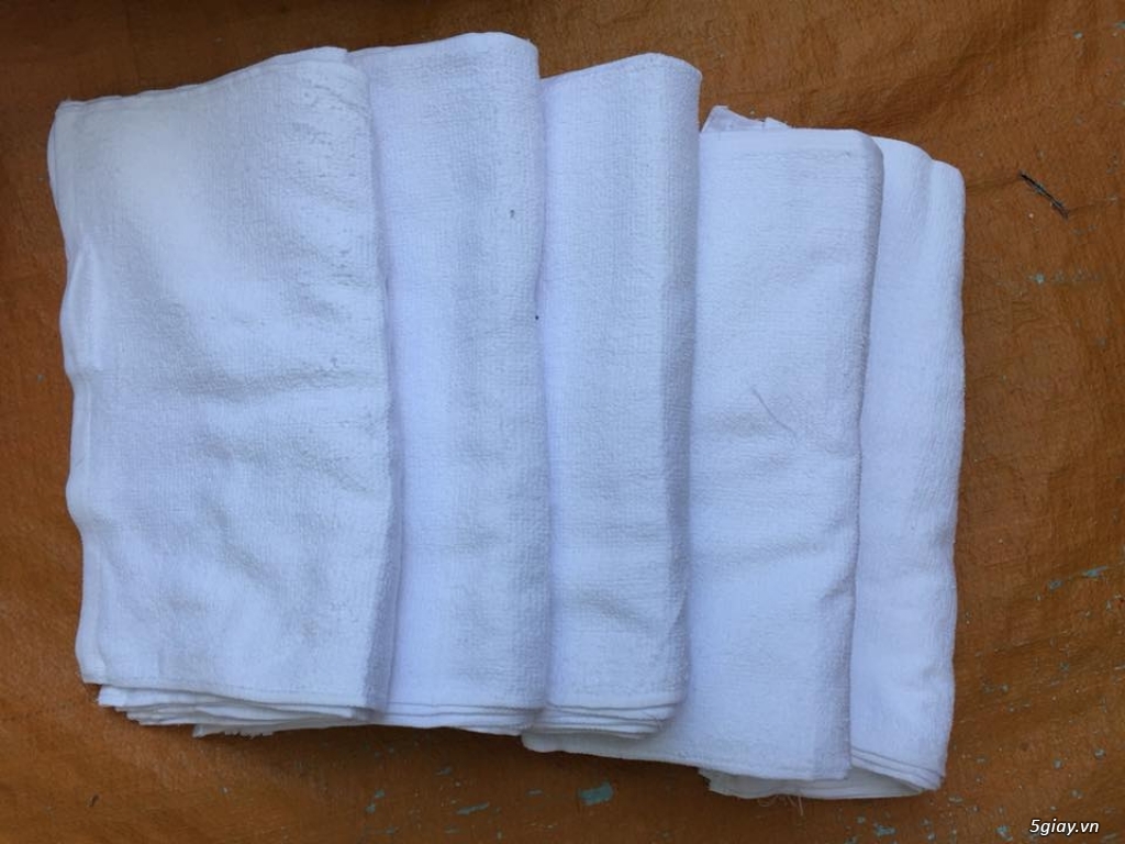 khăn trắng 100% cotton - 4