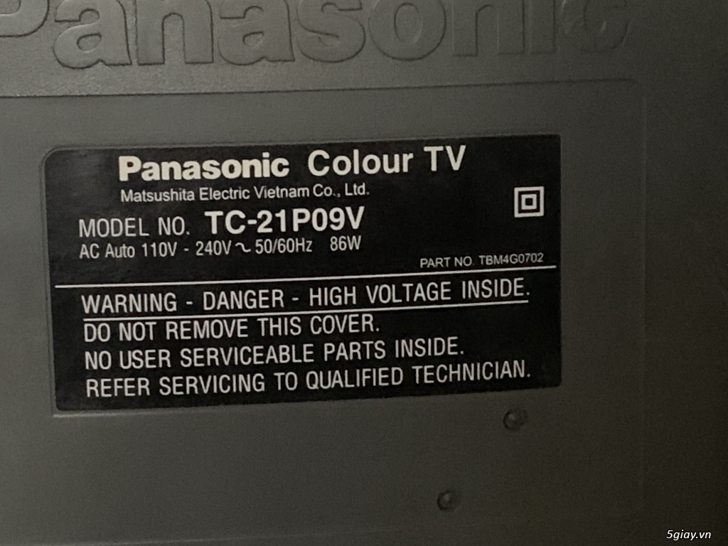 Bán Tivi màu Panasonic 21 TC-21P09V Hàng còn nguyên thùng rất đẹp, - 3