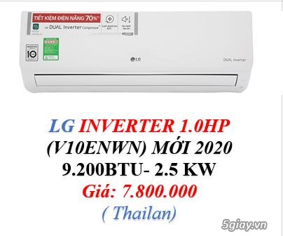 Máy lạnh LG Inverter 1HP model 2020 - 2