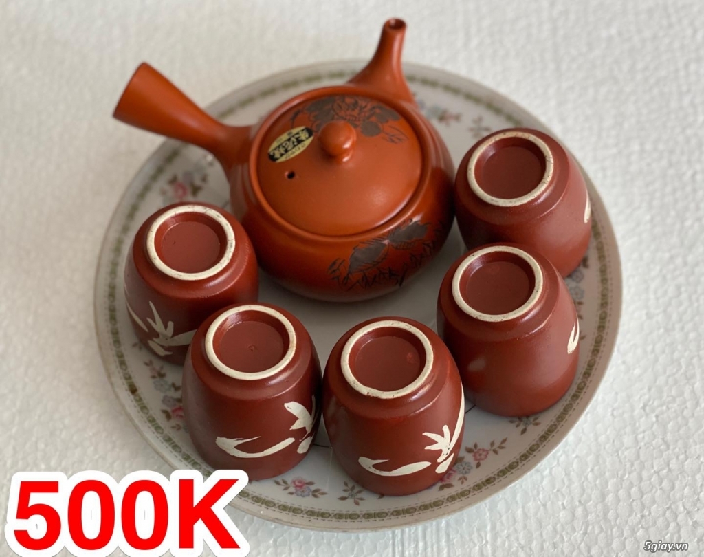 Trình làng ấm trà chất liệu gốm sứ hàng nội địa Nhật - 6