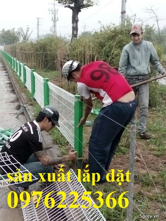 Hàng rào lưới thép chấn sóng, hàng rào gập đầu, hàng rào lưới thép hàn - 2