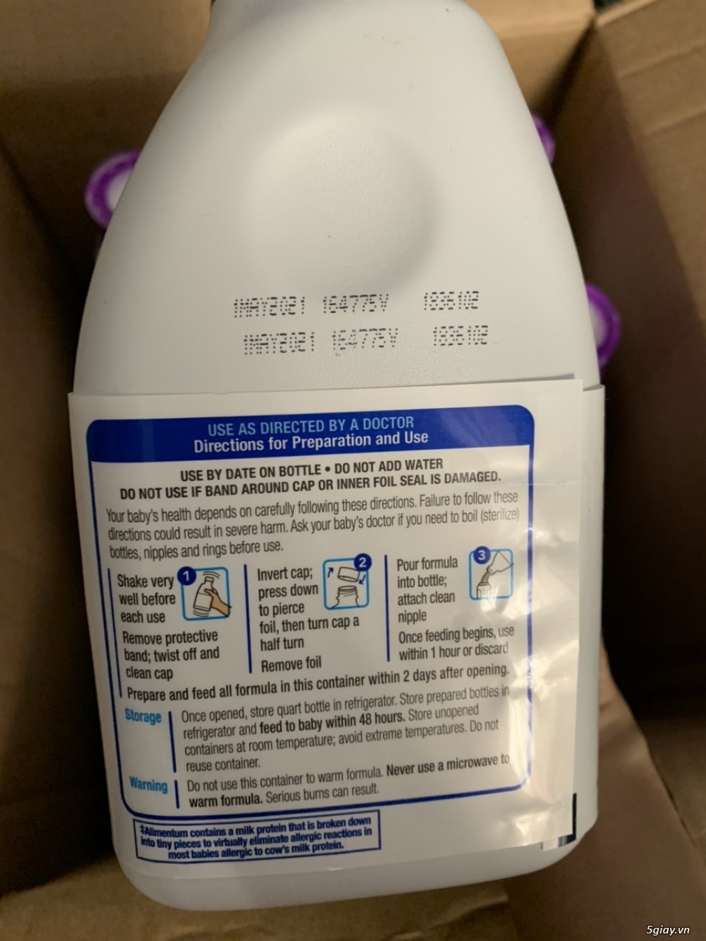Sữa dị ứng đạm Similac Alimentum (sữa nước chai 49ml , 946ml) date mới - 1