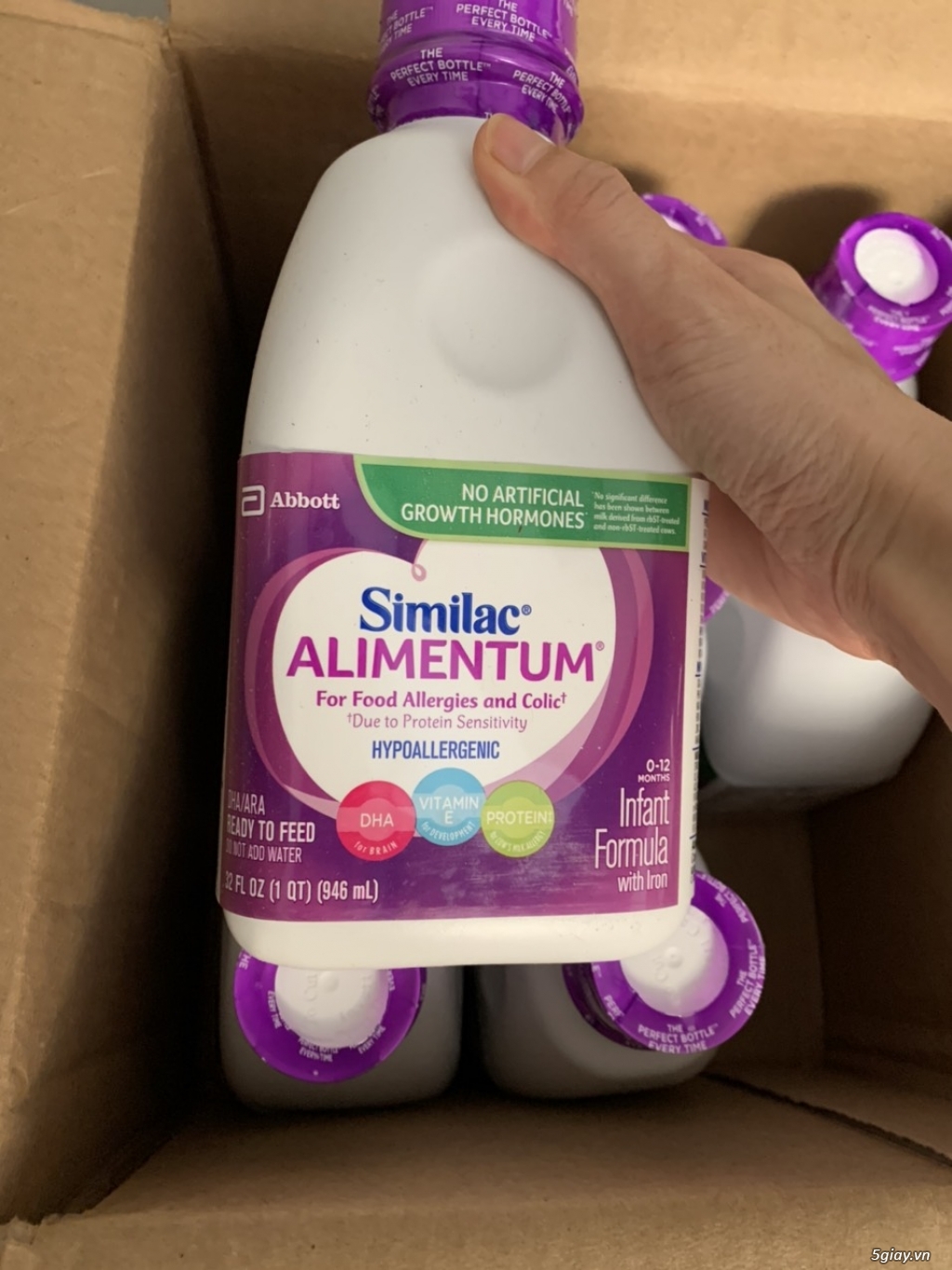 Sữa dị ứng đạm Similac Alimentum (sữa nước chai 49ml , 946ml) date mới - 3