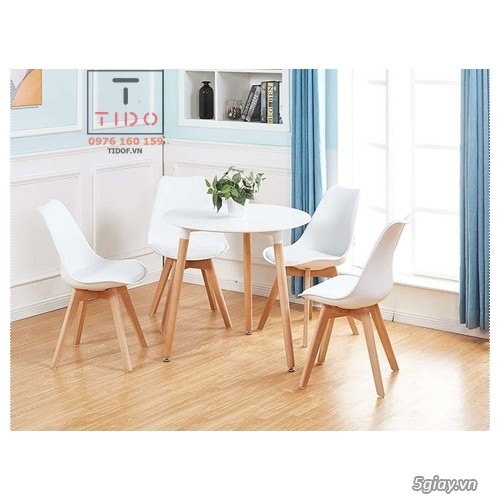 Ghế Eames có lót đệm chân gỗ sồi-TI_GE02 - 5