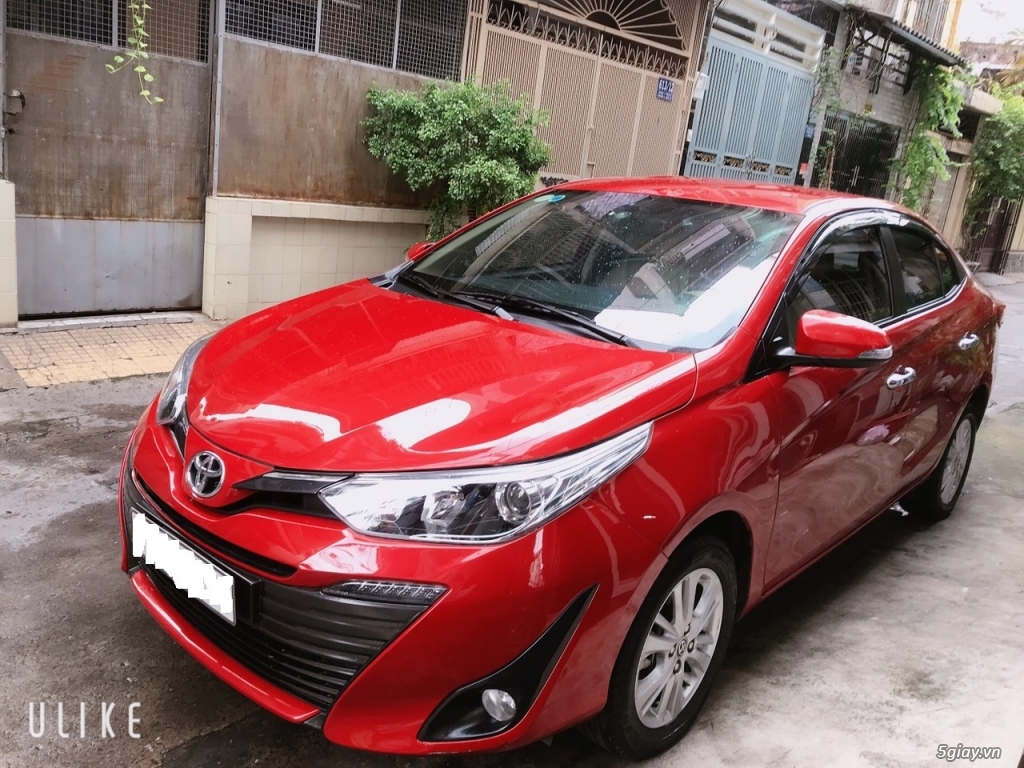 xe Toyota Vios 1.5G 2019 dòng full 7 túi khí màu đỏ 38.000 Km - 3