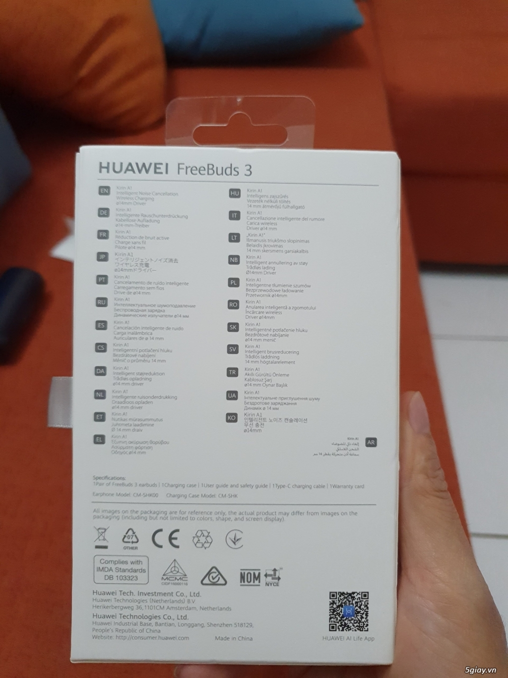 Tai nghe Bluetooth True Wireless Huawei FreeBuds3 - 3