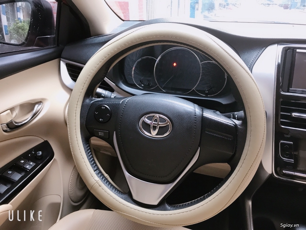 xe Toyota Vios 1.5G 2019 dòng full 7 túi khí màu đỏ 38.000 Km - 10