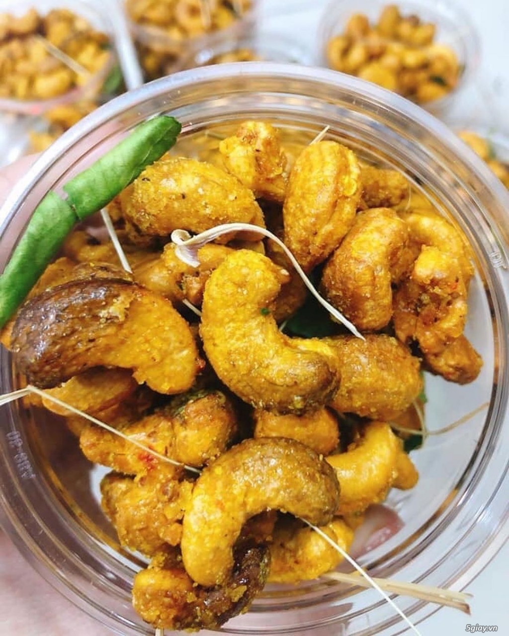 Hạt điều rang tỏi ớt lá chanh - 4