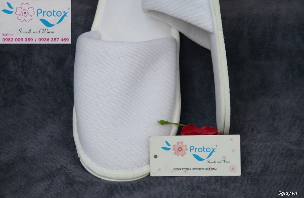 Dép khách sạn Terry kín mũi Protex - 1