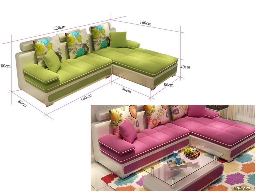 Sofa góc nhỏ dọn dành cho căn hộ, chung cư - 3