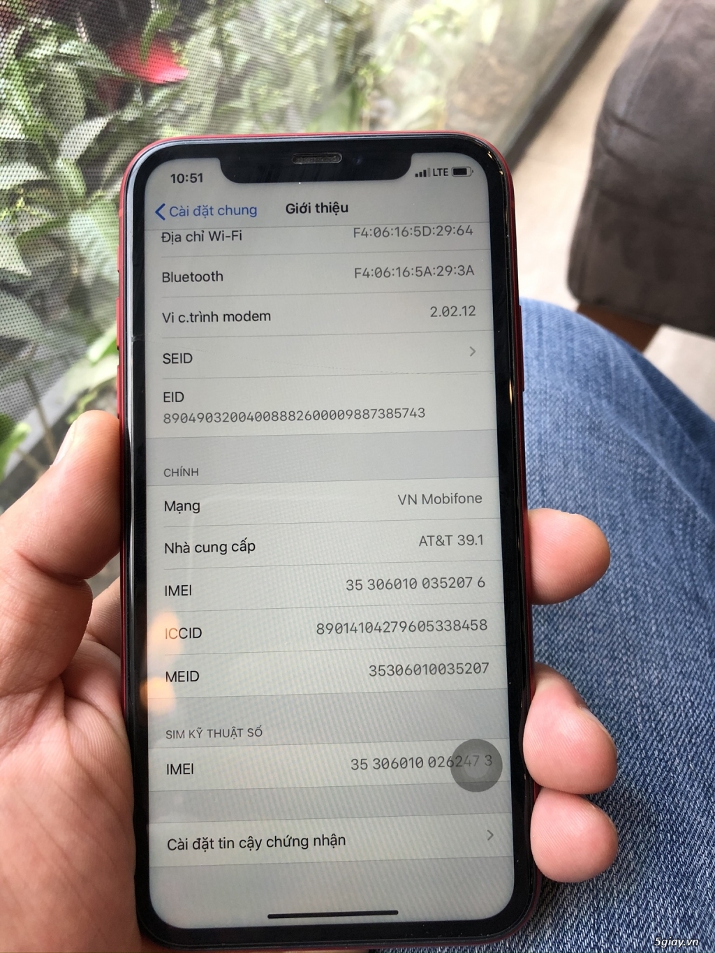 Iphone XR lock att đã fix iccid 5giay