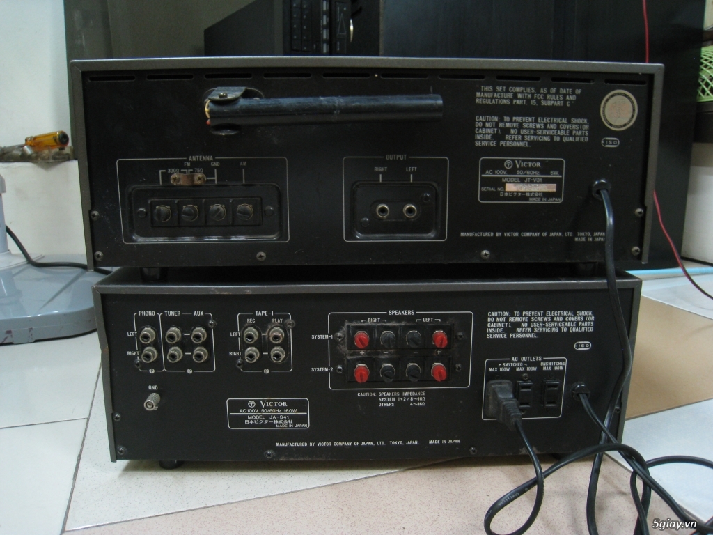 Bộ Amply Victor JA-S41 cs 160 w Tuner V-31 - 4