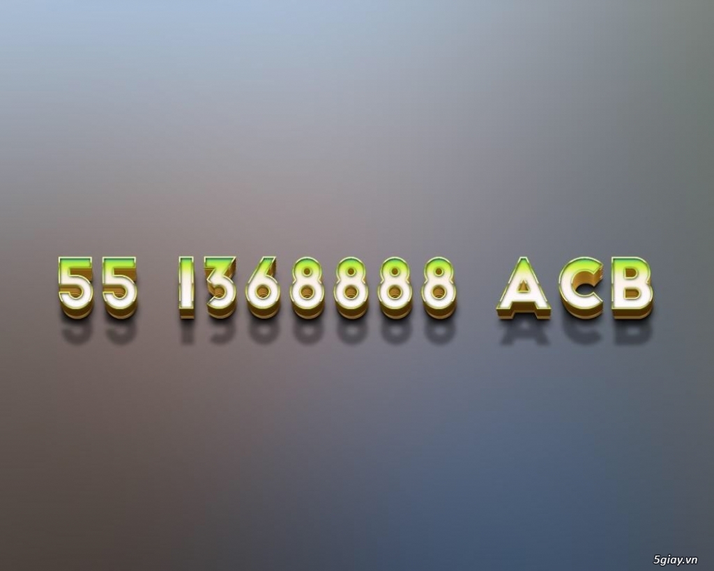 Số tài khoản ACB - 3