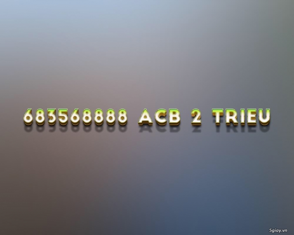 Số tài khoản ACB