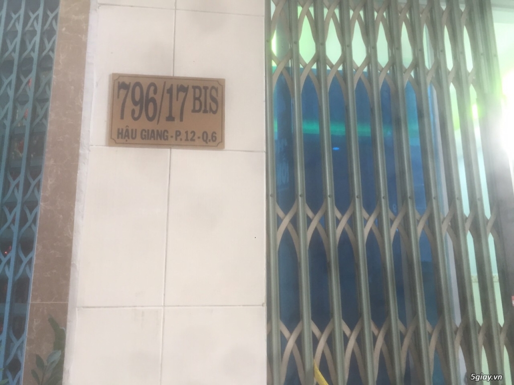 Cần bán nhà hẻm đường hậu giang quận 6,TpHCM - 1