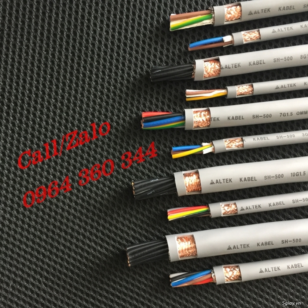 Cáp điều khiển RVV/ Cáp điều khiển RVVP Altek Kabel