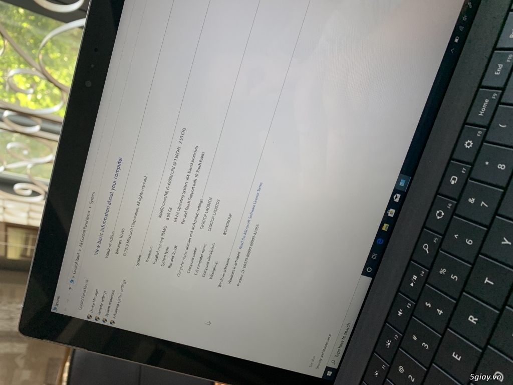 Microsoft Surface Pro 3 i5 (Gen 4) Ram 8Gb 256G - 4