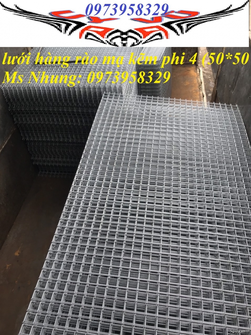Cung cấp lưới đổ sàn - lưới hàn chập dạng cuộn / tấm D4 ( 100 *100), - 10