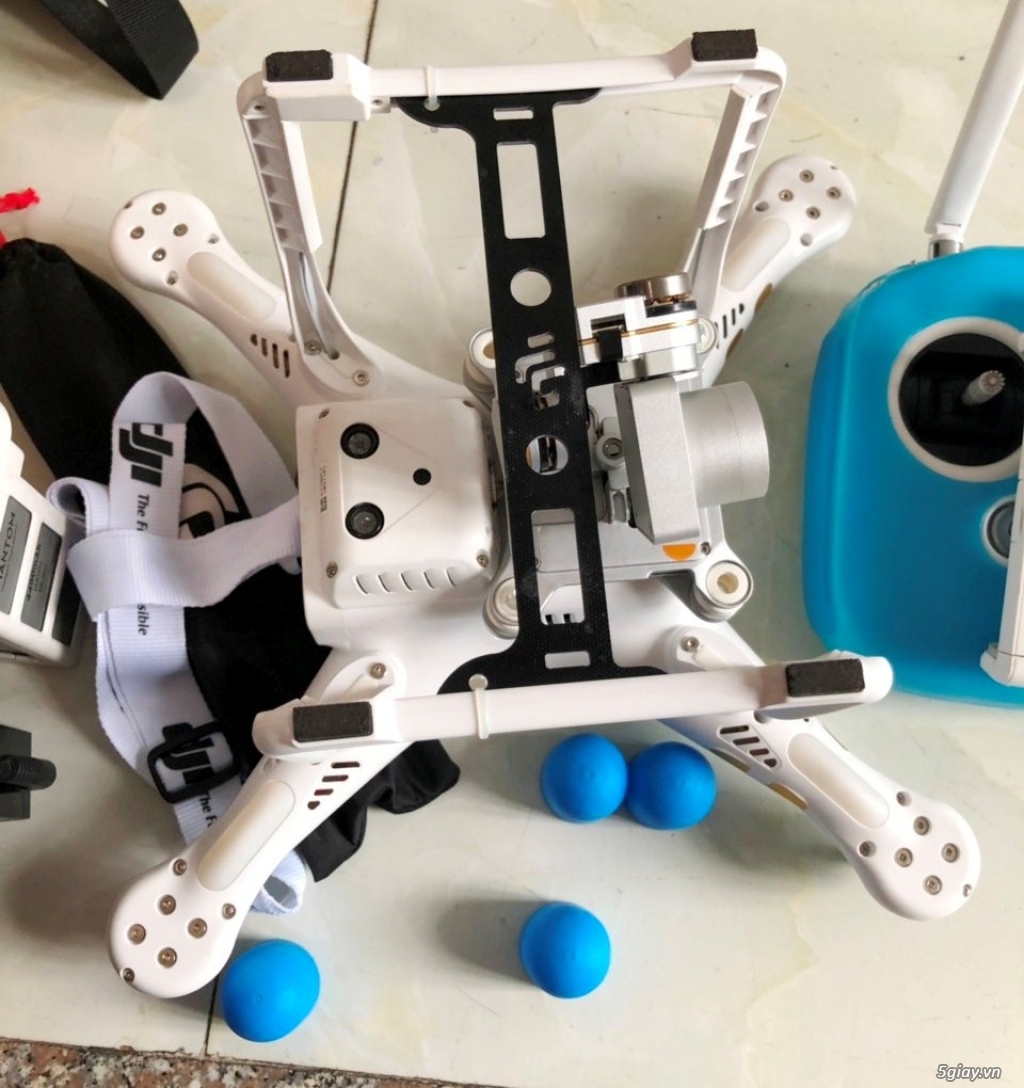 Flycam Phantom3 pro quay 4k, gimbal 3 trục, 3pin + nhiều đồ chơi - 2
