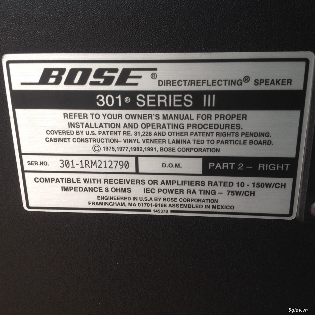 Bose 301 sri iii - 4