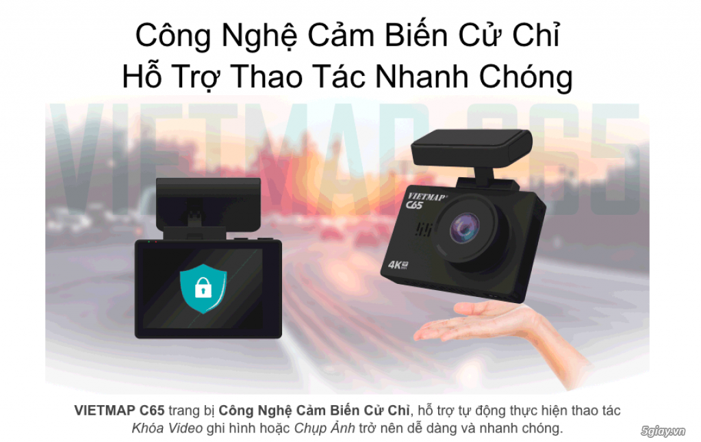 [Trả Góp 0%] Camera Hành Trình VIETMAP C65 - 6