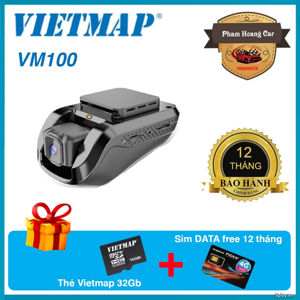 [Trả Góp 0%] Camera Hành Trình VIETMAP VM100 - 2