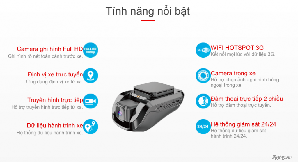 [Trả Góp 0%] Camera Hành Trình VIETMAP VM100 - 3