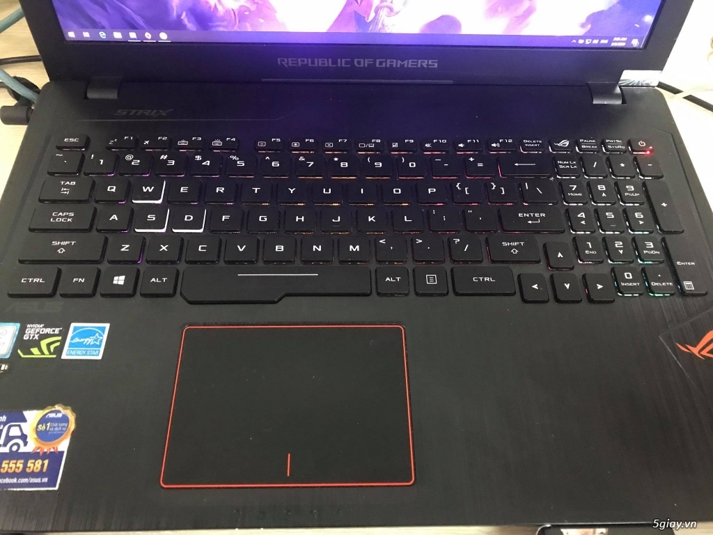 Laptop gaming ASUS ROG GL553VD new 95% - 4