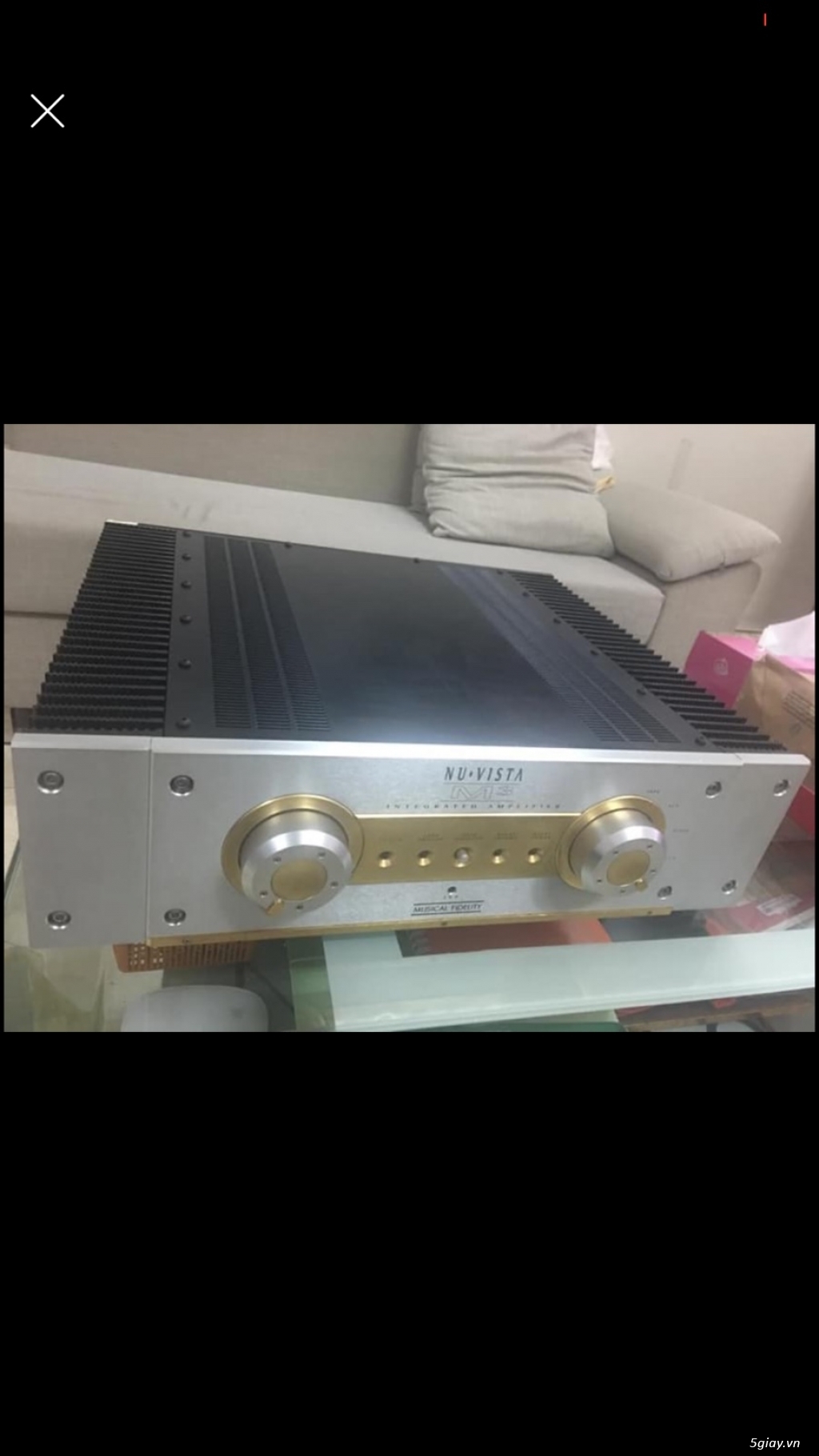 Bán bộ Ampli & CDP Musical Fidelity Nu-Vista M3/ 3D. Made in England - 1