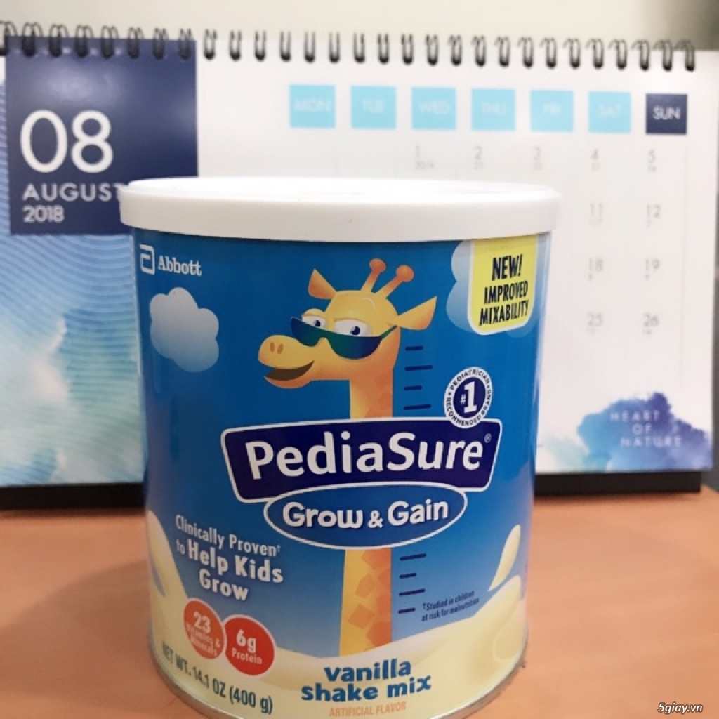 Sữa Pedia Sure BA, hộp thiếc 400gram, hàng xách tay USA - 1
