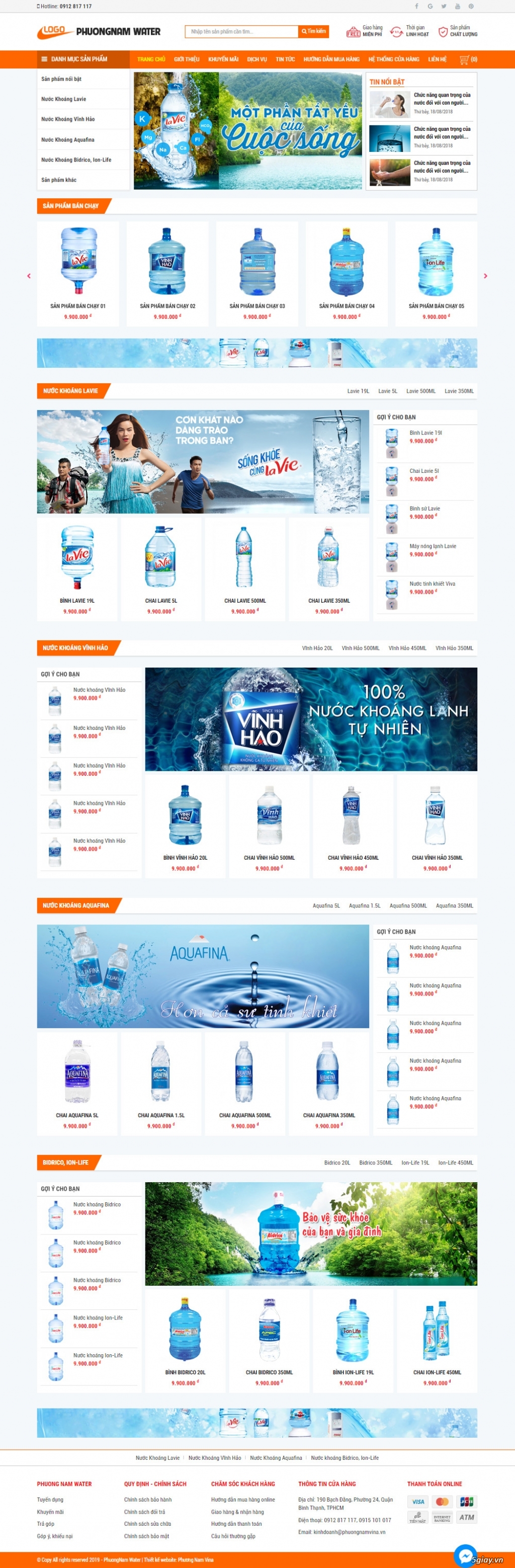 Thiết kế website giá siêu rẻ chỉ từ 1.999.000 VNĐ