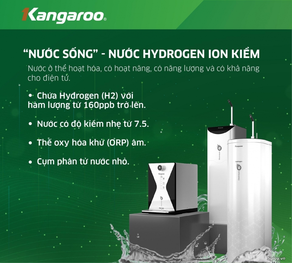 Máy lọc nước Hydrogen điện phân - KG100ES