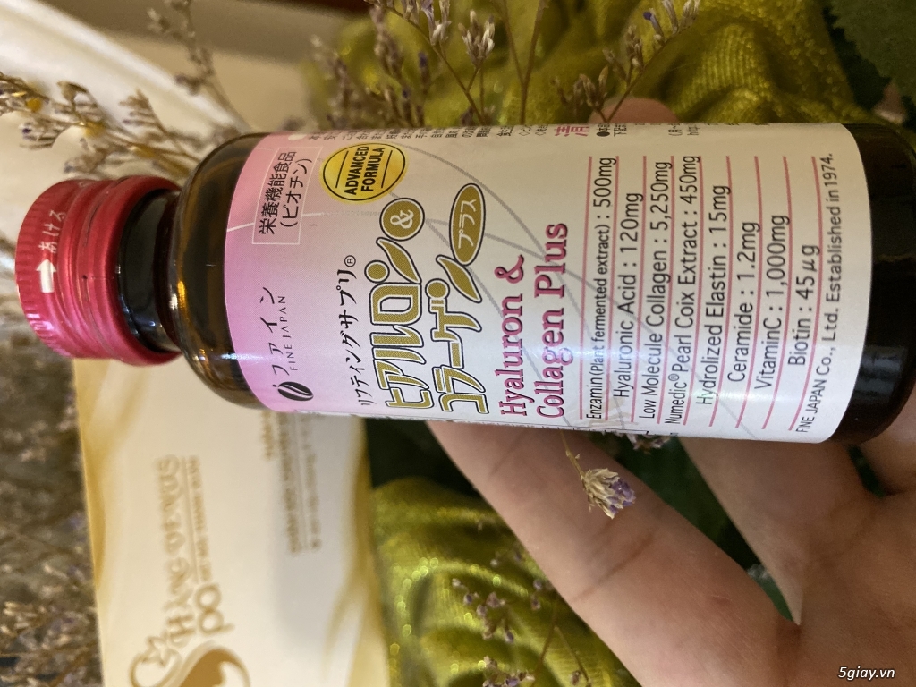 Nước uống hyaluron collagen plus của nhật - 1