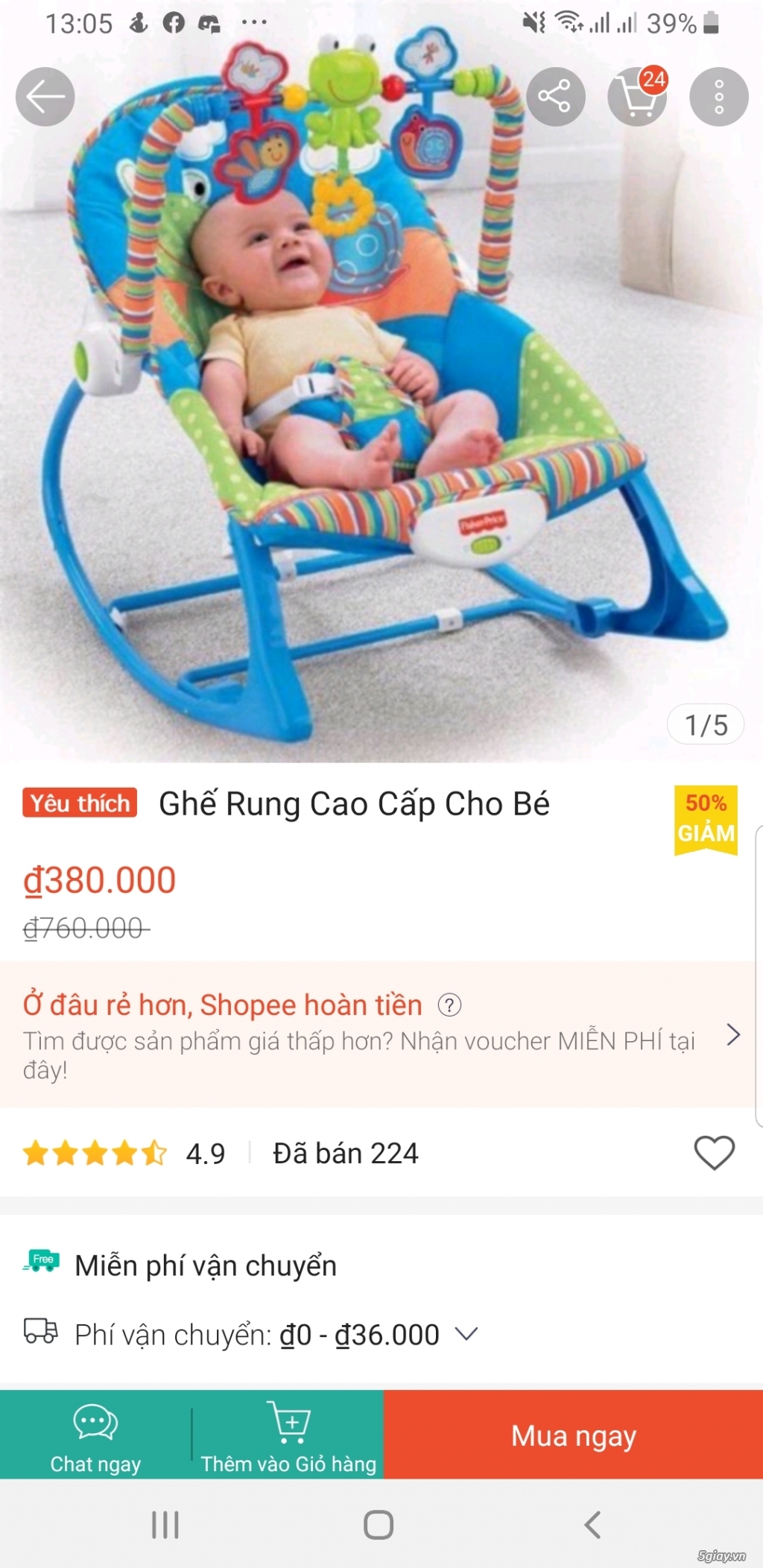 Cần bán ghế rung cao cấp cho bé giá rẻ!!