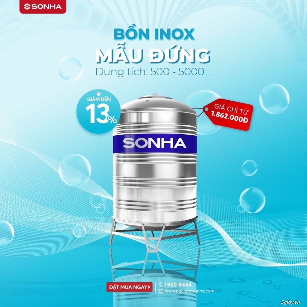 Mua bồn inox Sơn Hà - Giảm sâu đến 13% - 2