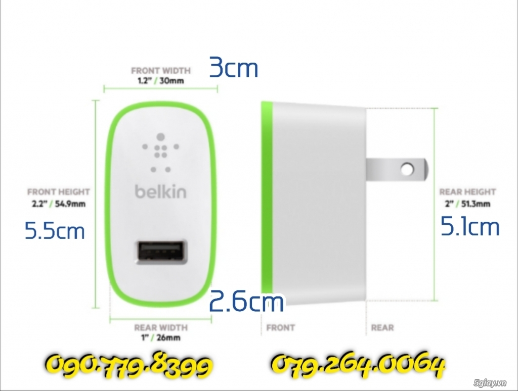 Củ sạc, cáp sạc, dock ô tô chính hãng xách tay Nhật, Mỹ, Hà Lan... - 18