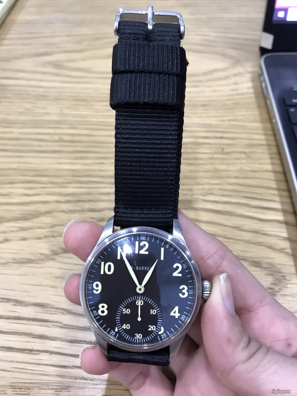 Đồng hồ lên dây cót tay Nam chính hãng của Nhật size 42 - 1