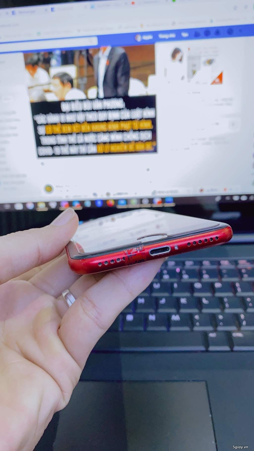 IPhone 8 64gb Đỏ máy zin 98% giá 5tr3 - 2